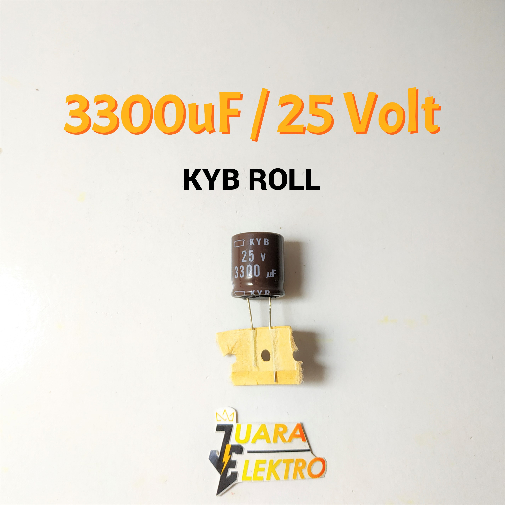 Jual Kapasitor Elco Uf V Roll Elko Uf Volt Kyb Roll