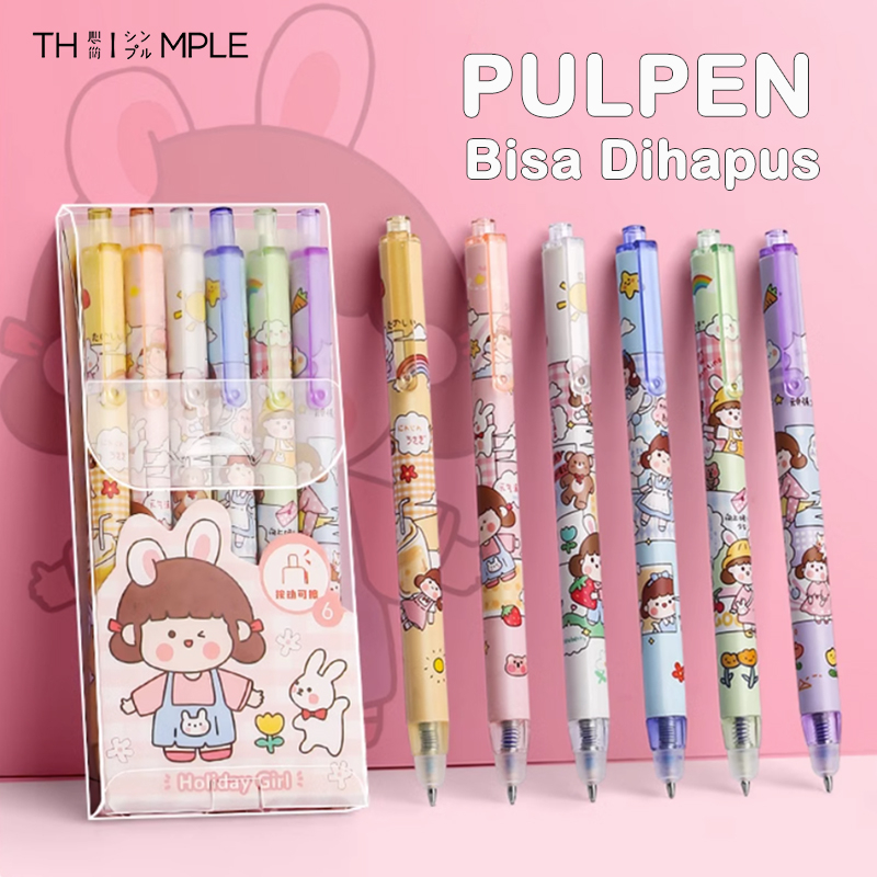 Jual 0 5 Mm Erasable Gel Pen Pulpen Pena Bisa Dihapus THIMPLE Shopee