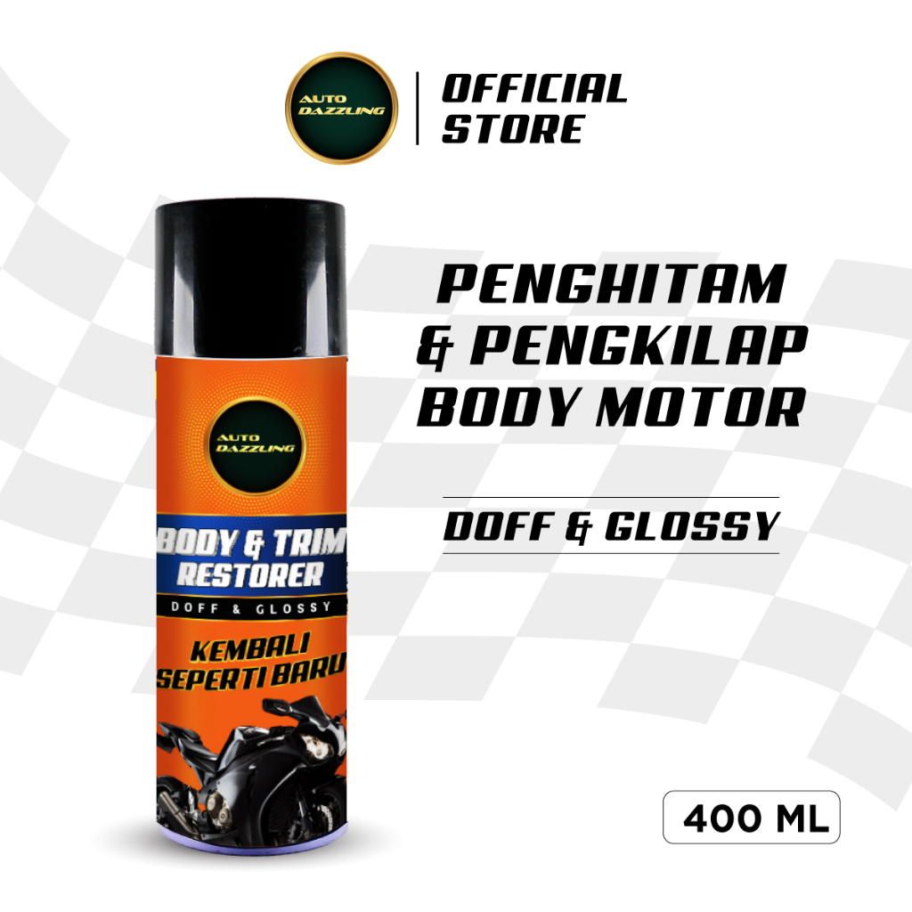 Jual Pengkilap Dan Penghitam Body Motor Autodazzling Trim Body Restorer