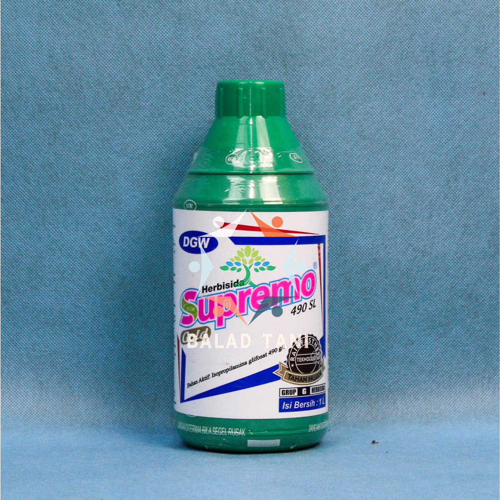 Jual Supremo Gold 490 SL 1 Liter Herbisida Obat Pembasmi Rumput Hama