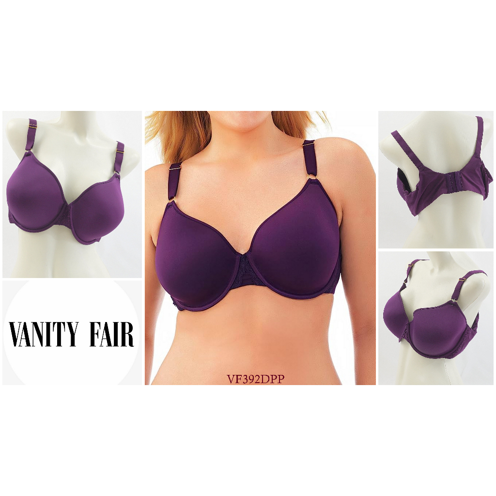 Jual Bra Wanita Kawat Busa Tipis Vanity Fair Cup Motif Polos