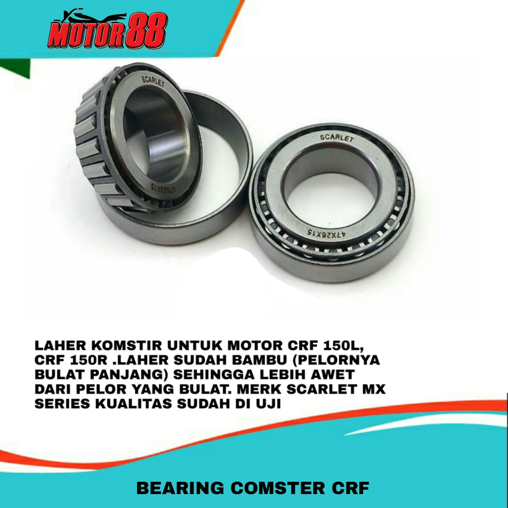 Jual Bearing Comstir Bering Komstir Bambu Laher Scarlet 2129 CRF 150L