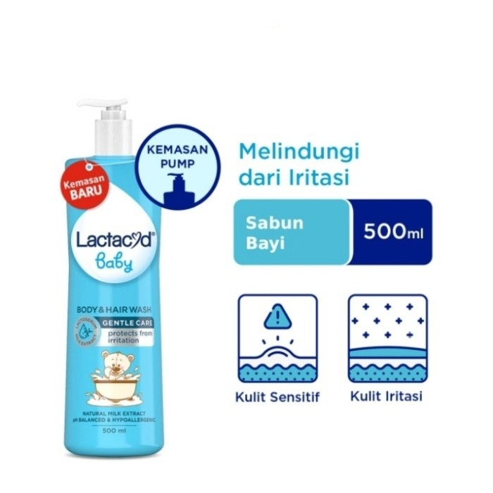 Jual Lactacyd Baby Body And Hair Wash 500ml Shopee Indonesia