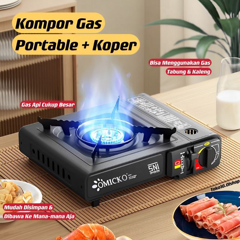 Jual Tungku Gas In Kompor Portable Sni Merk Omicko Shopee