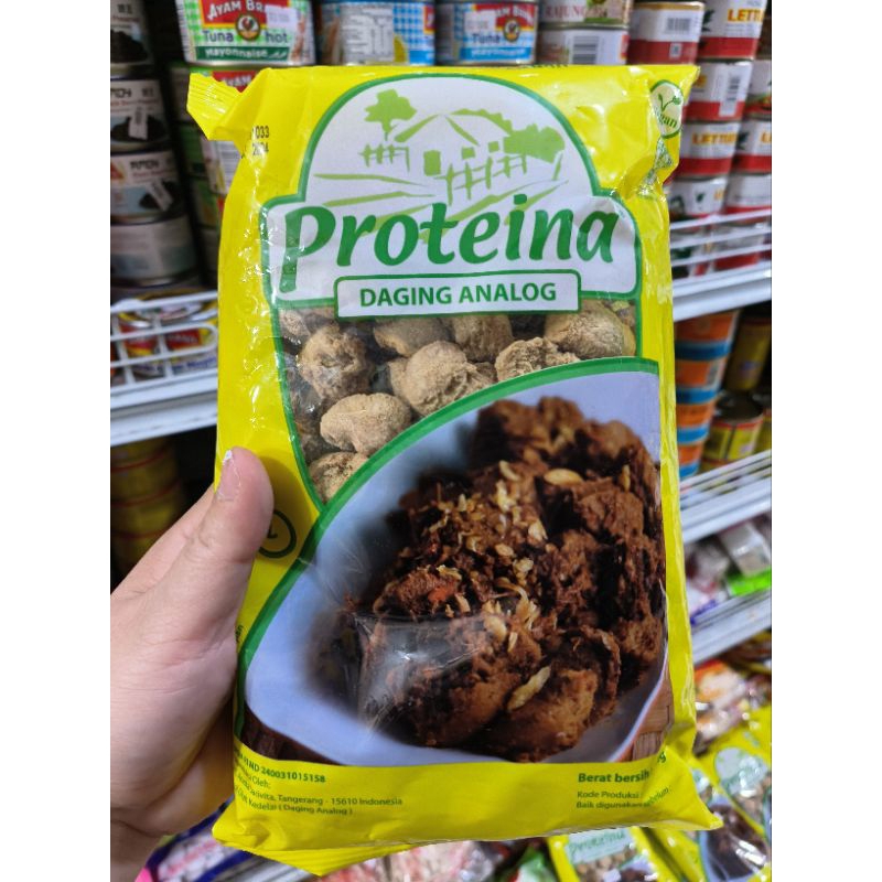 Jual HALAL Proteina L 250 Gr Daging Nabati Daging Analog Shopee