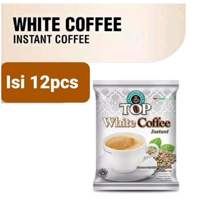 Jual KOPI TOP WHITE RENCENG 12 SACHET X 21 GR Shopee Indonesia