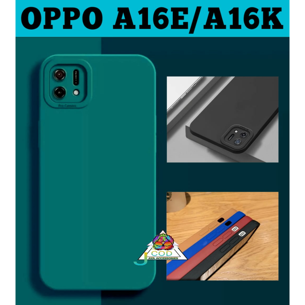 Jual Case Slikon Pro Camera Untuk Tipe OPPO A16E A16K Softcase Macaron