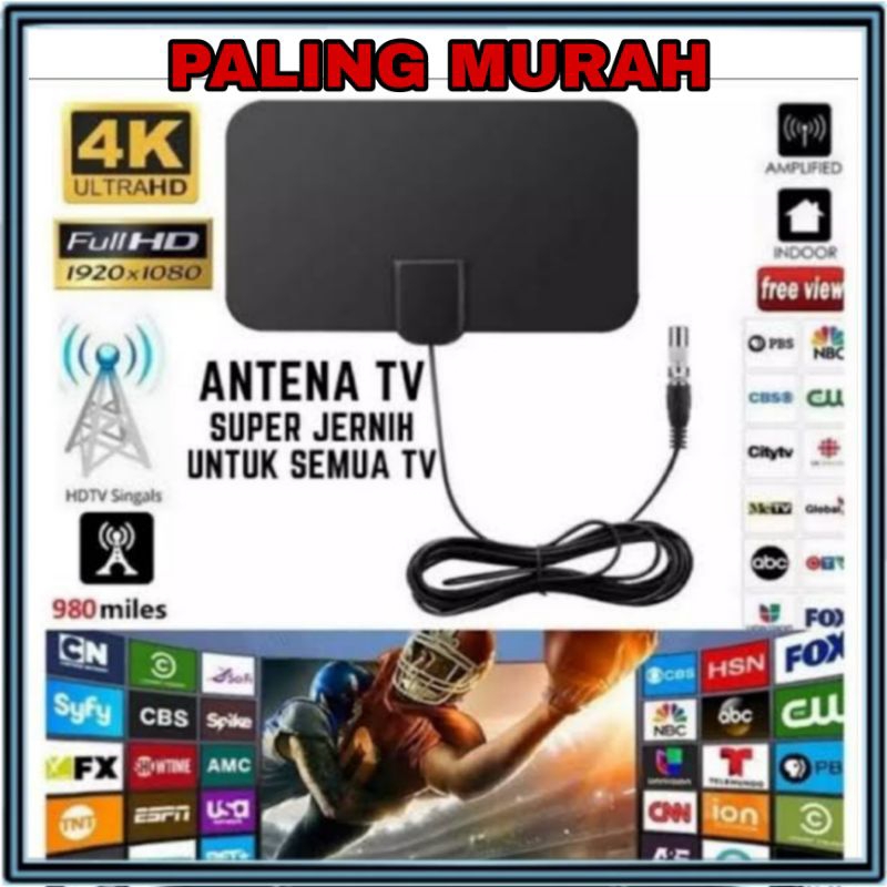 Jual Taffware Antena TV Digital Indoor DVB T2 25dB Grid Pattern TFL