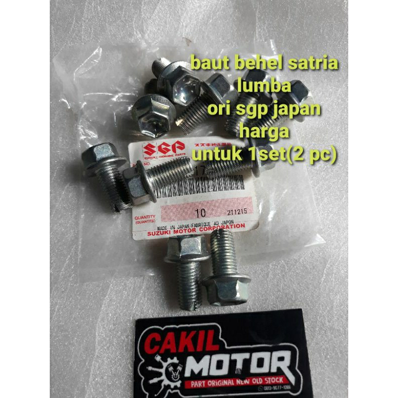 Jual Baut Behel Begel Belakang Satria Lumba Tak Ori Sgp Japan