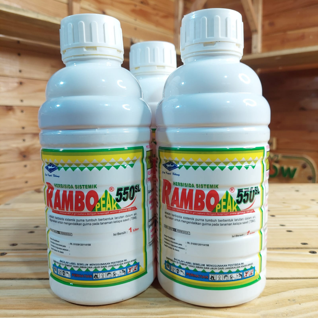 Jual Rambo Peak Sl Liter Herbisida Sistemik Obat Racun Pembasmi