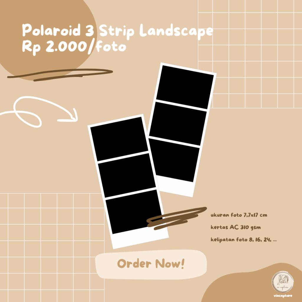 Jual Cetak Foto Polaroid Strip Landscape Shopee Indonesia