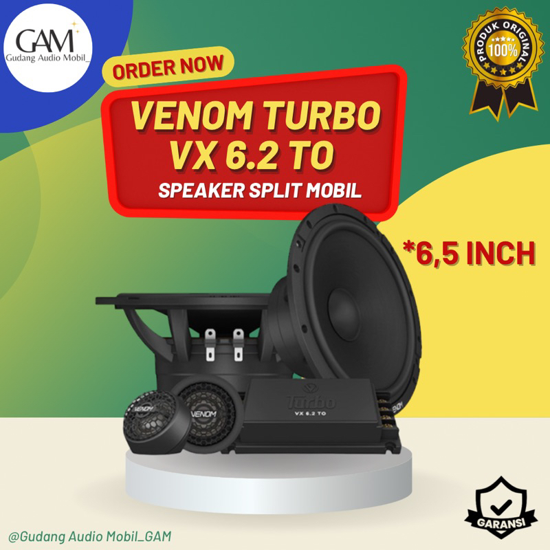 Jual SPEAKER SPLIT VENOM TURBO VX 6 2 TO 6 5 INCH SPLIT VENOM VX 6 2