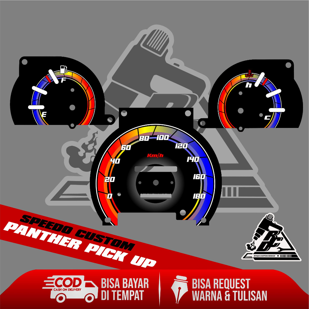 Jual Papan Speedometer Custom Panther Pick Up Panel Spido Meter Custom