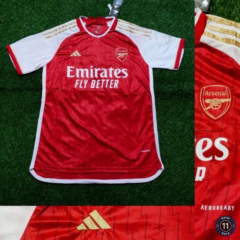 Jual Jersey Ars3nal Arsenall Home New 23 24 Go Thailand Shopee Indonesia