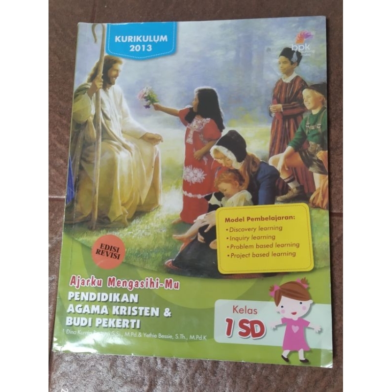 Jual Buku Cetak Agama Kristen Budi Pekerti Kelas Preloved Second