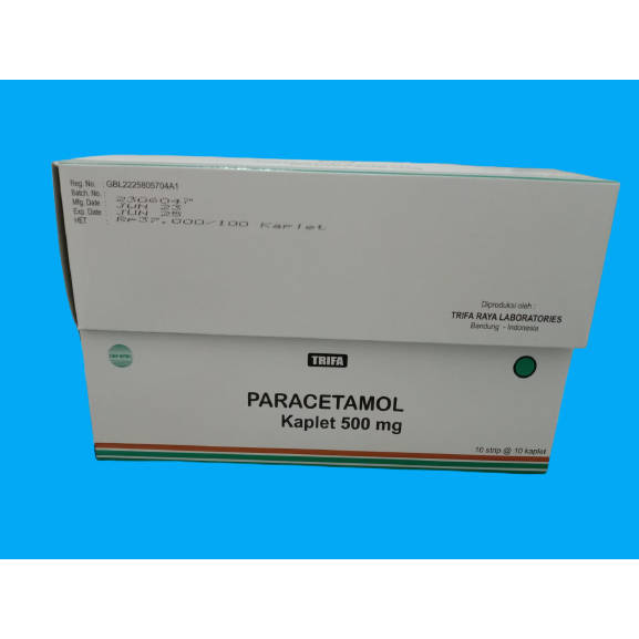 Jual Paracetamol Mg Tablet Per Box Trifa Shopee Indonesia