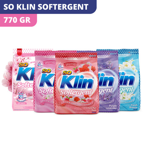 Jual So Klin Softergent Deterjen Bubuk Gr Soklin Powder Tidak