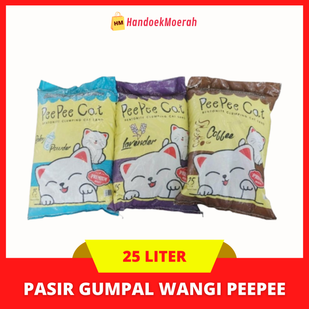 Jual Kualitas Impor Pasir Gumpal Wangi Pee Pee Cat Liter Pasir