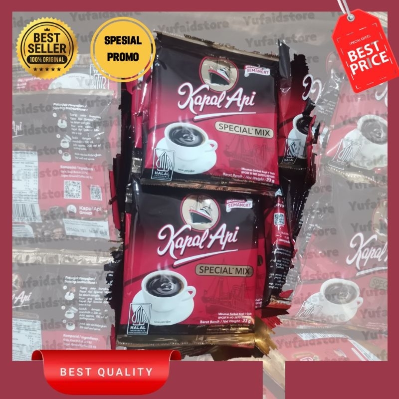 Jual Kapal Api Special Mix 1 Renceng Isi 10 Sachet Kopi Gula Shopee