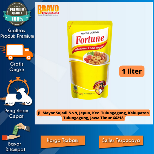 Jual Bravo Supermarket Tulungagung Minyak Goreng Fortune Liter