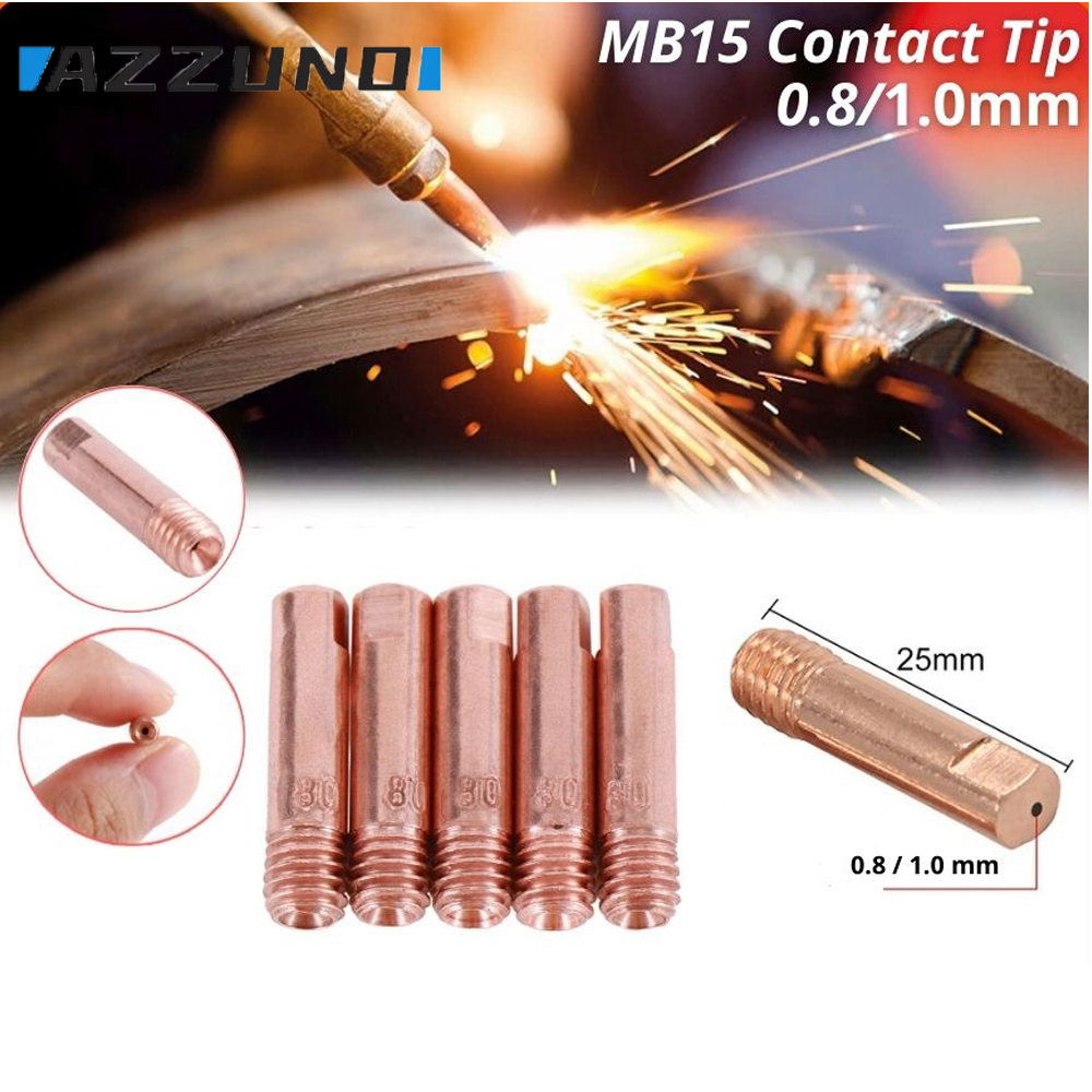 Jual Azzuno Pcs Kontak Tip Contact Tip Mm Mm Mig Welding Torch