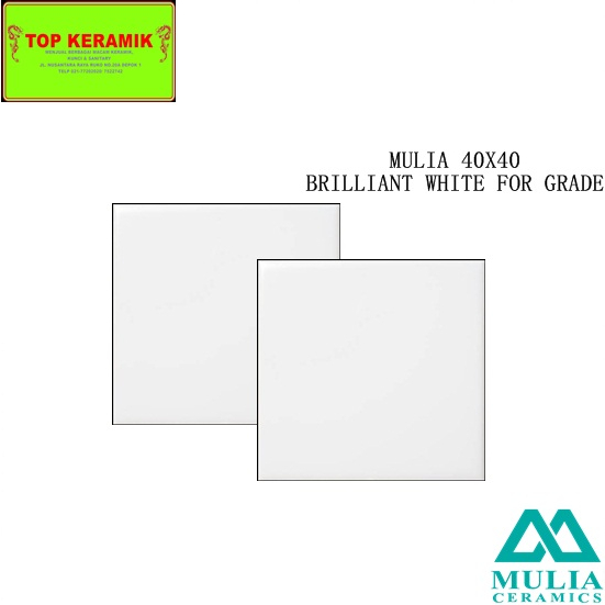 Jual Keramik Lantai Mulia X Brilliant White Pro Grade Shopee