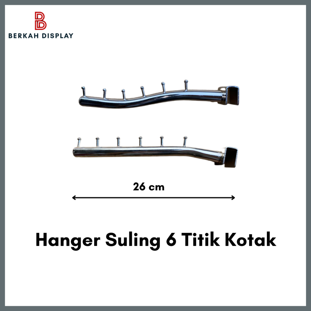 Jual Hanger Suling Pipa Kotak 6 Titik Stut Kotak 6 Mata Gantungan