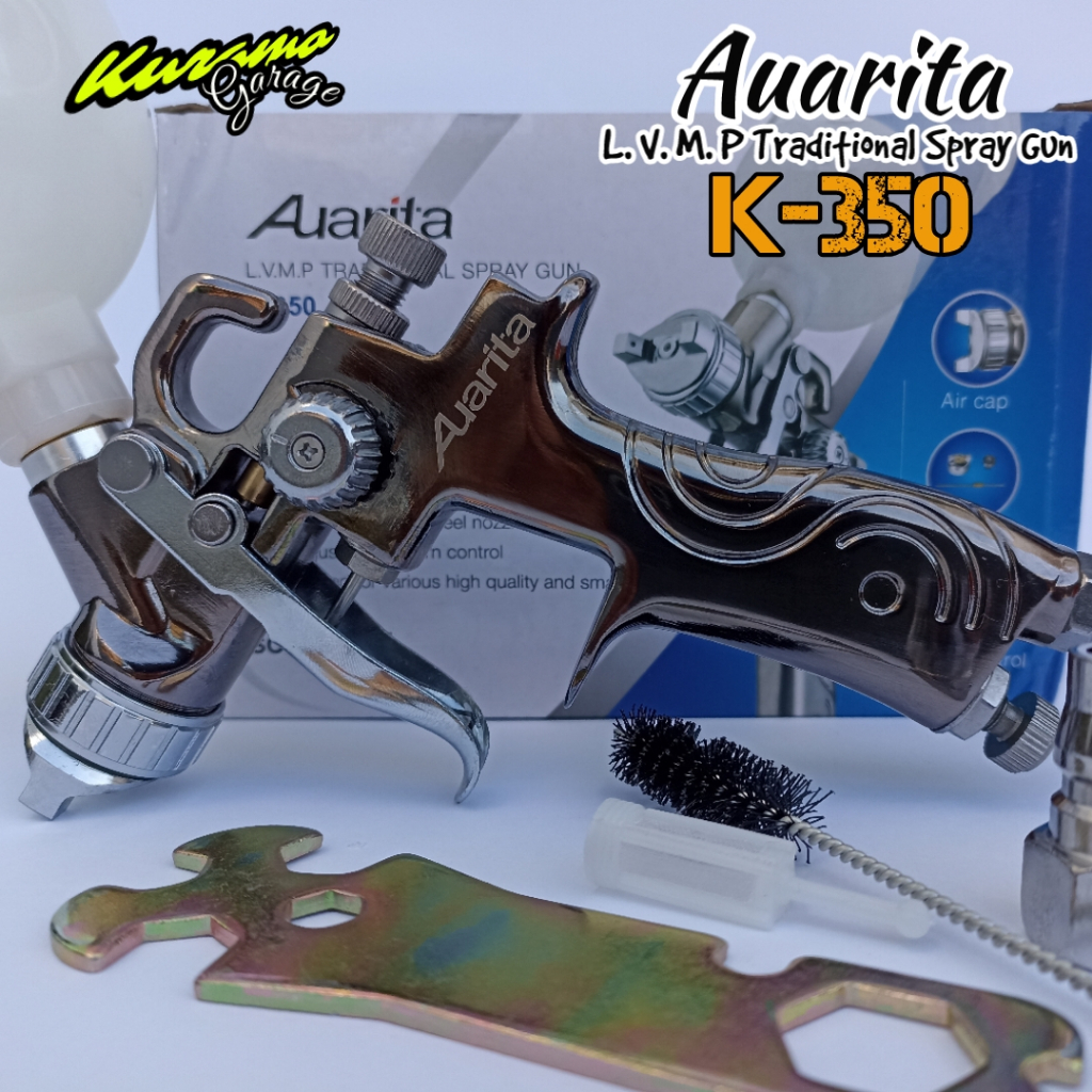 Jual Spray Gun AUARITA K350 LVMP ORIGINAL Environmental Spray Gun K