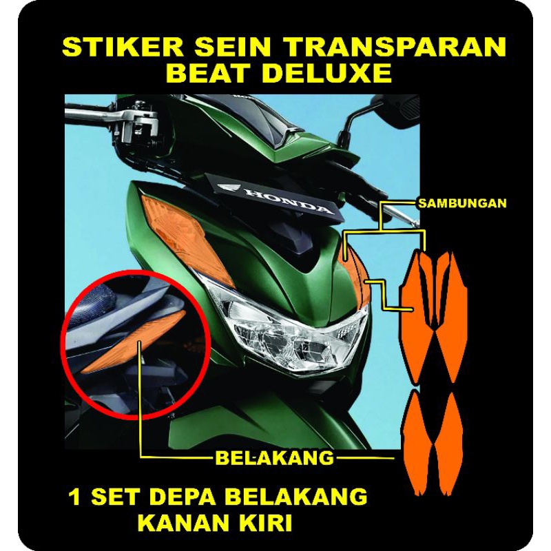 Jual Stiker Sein Beat Deluxe Shopee Indonesia