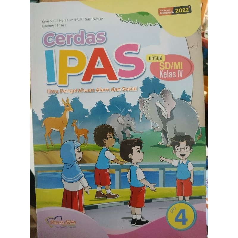 Jual Buku Cerdas Ipas Ilmu Pengetahuan Alam Dan Sosial Jilid Untuk Sd