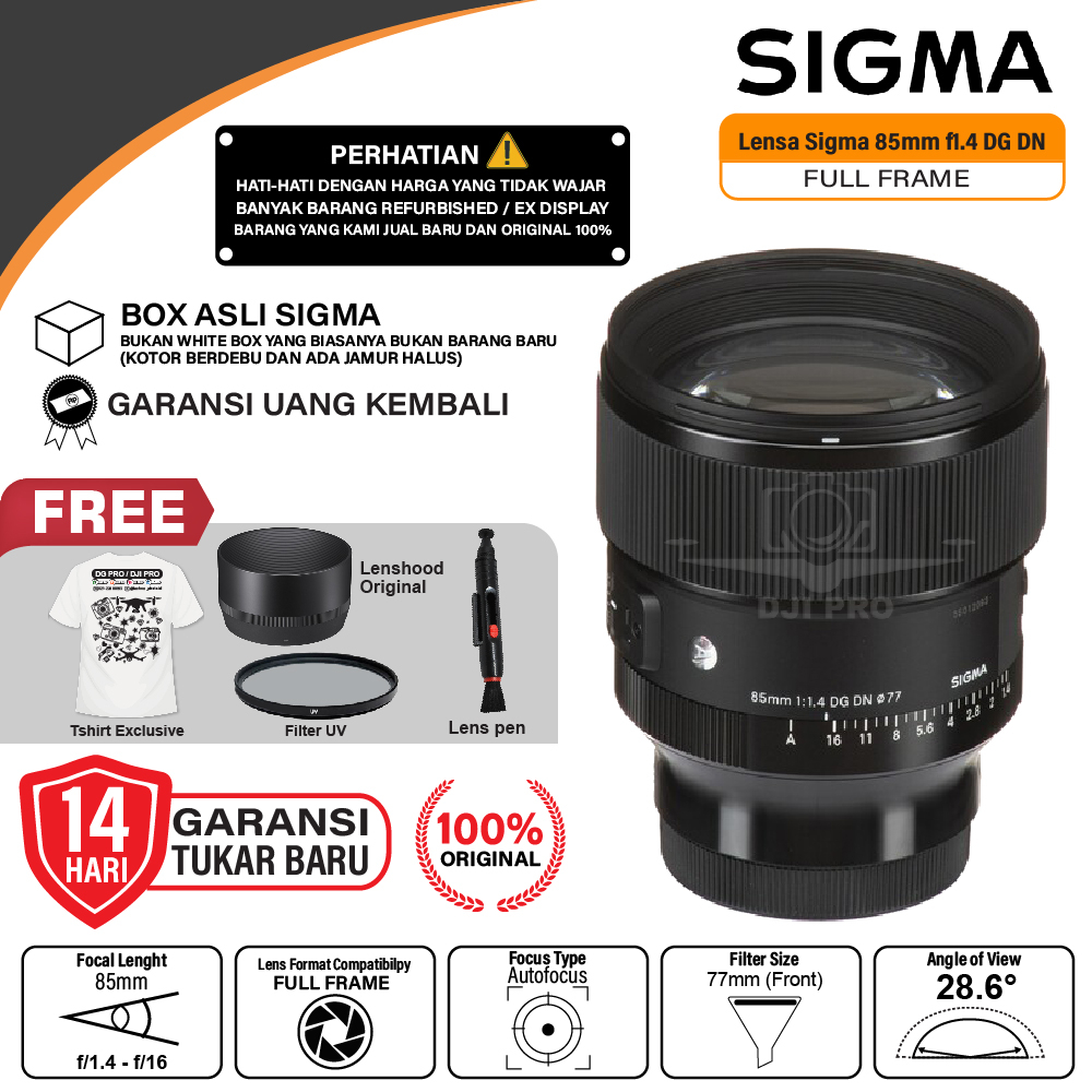 Jual Sigma Mm F Dg Dn Art Lens For Sony E Lensa Sigma Mm F