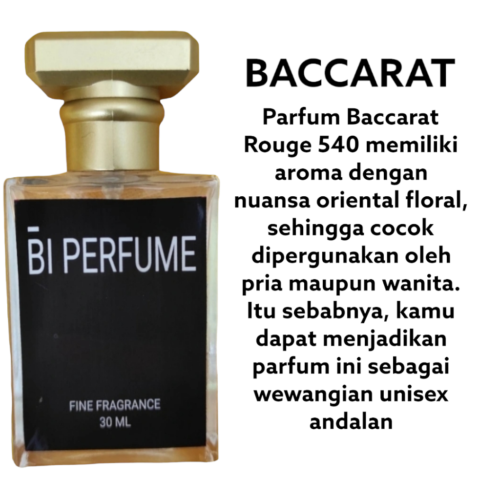 Jual PARFUM BACCARAT PARFUM WANGI AWET TAHAN LAMA EAU DE PARFUM