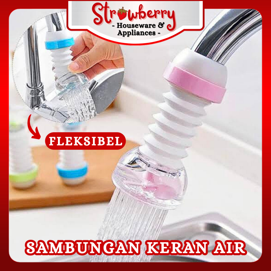 Jual Sambungan Keran Air Flexible Faucet Sws Kepala Wastafel Saringan