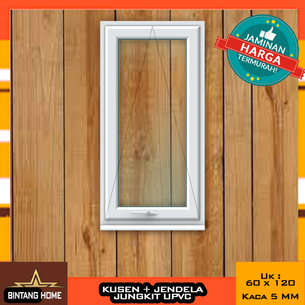 Jual Kusen Jendela Jungkit UPVC Uk 60x120 Shopee Indonesia