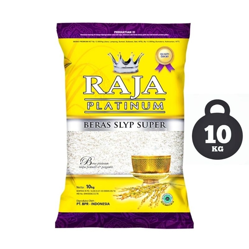 Jual Beras Raja Platinum Slyp Super Kg Shopee Indonesia