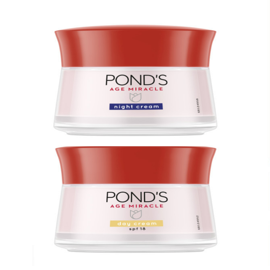 Jual Ponds Age Miracle Day Night Cream 50g Shopee Indonesia