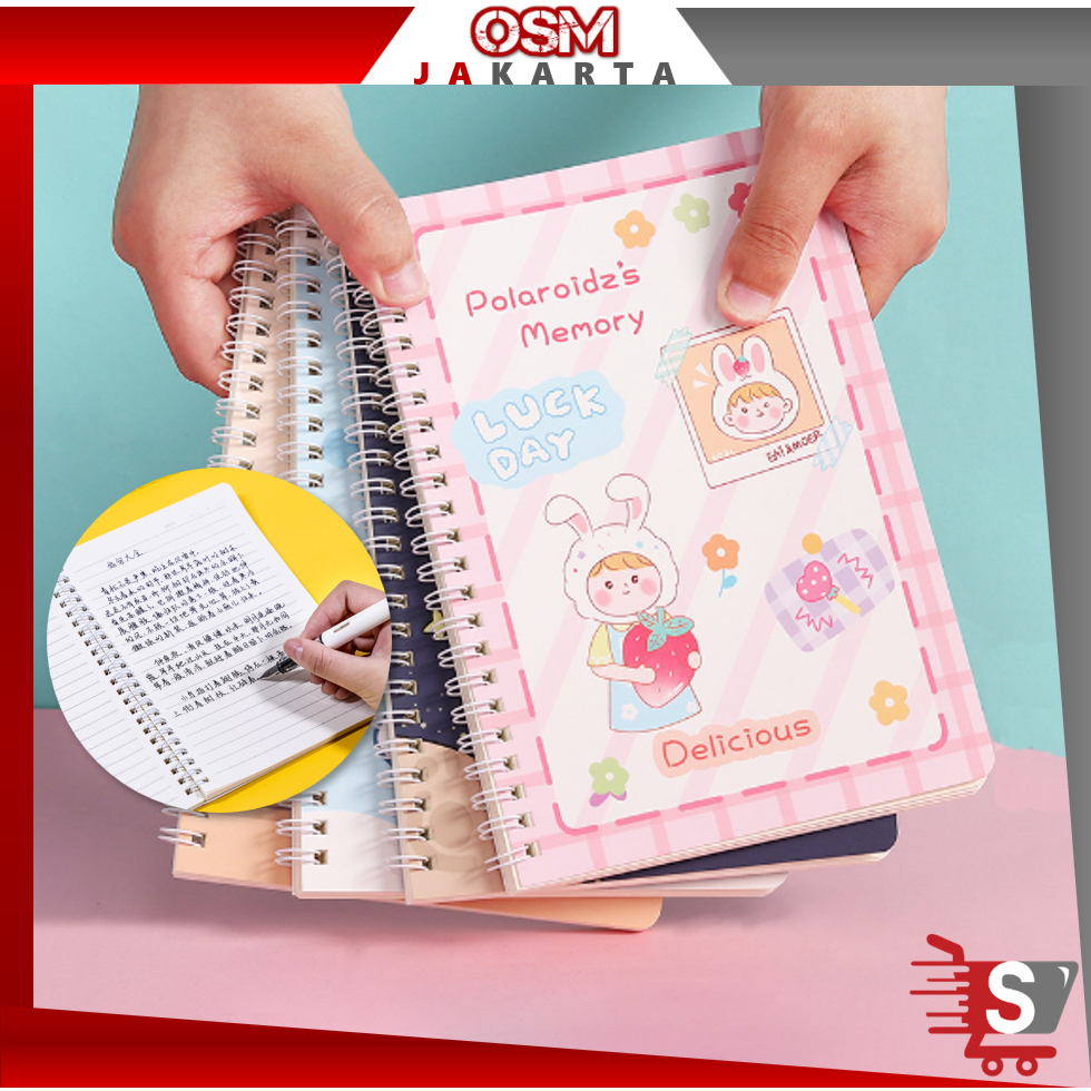 Jual Osm Jkt S Notebook Ring Motif Random A Buku Tulis Sekolah