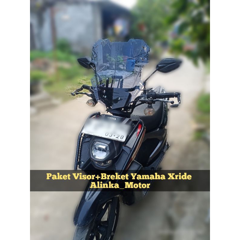 Jual Paket Visor Breket Cm V Yamaha Xride X Ride X Ride Windshield