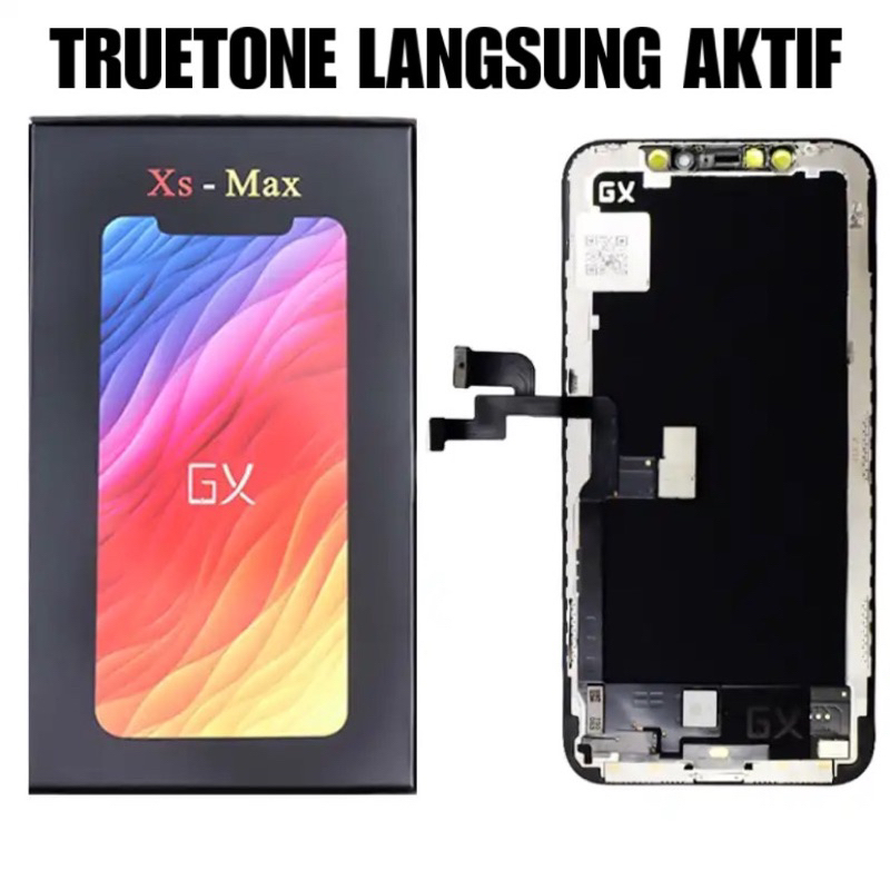 Jual LCD Iphone XS Max Super Amoled GX Truetone Langsung Aktif