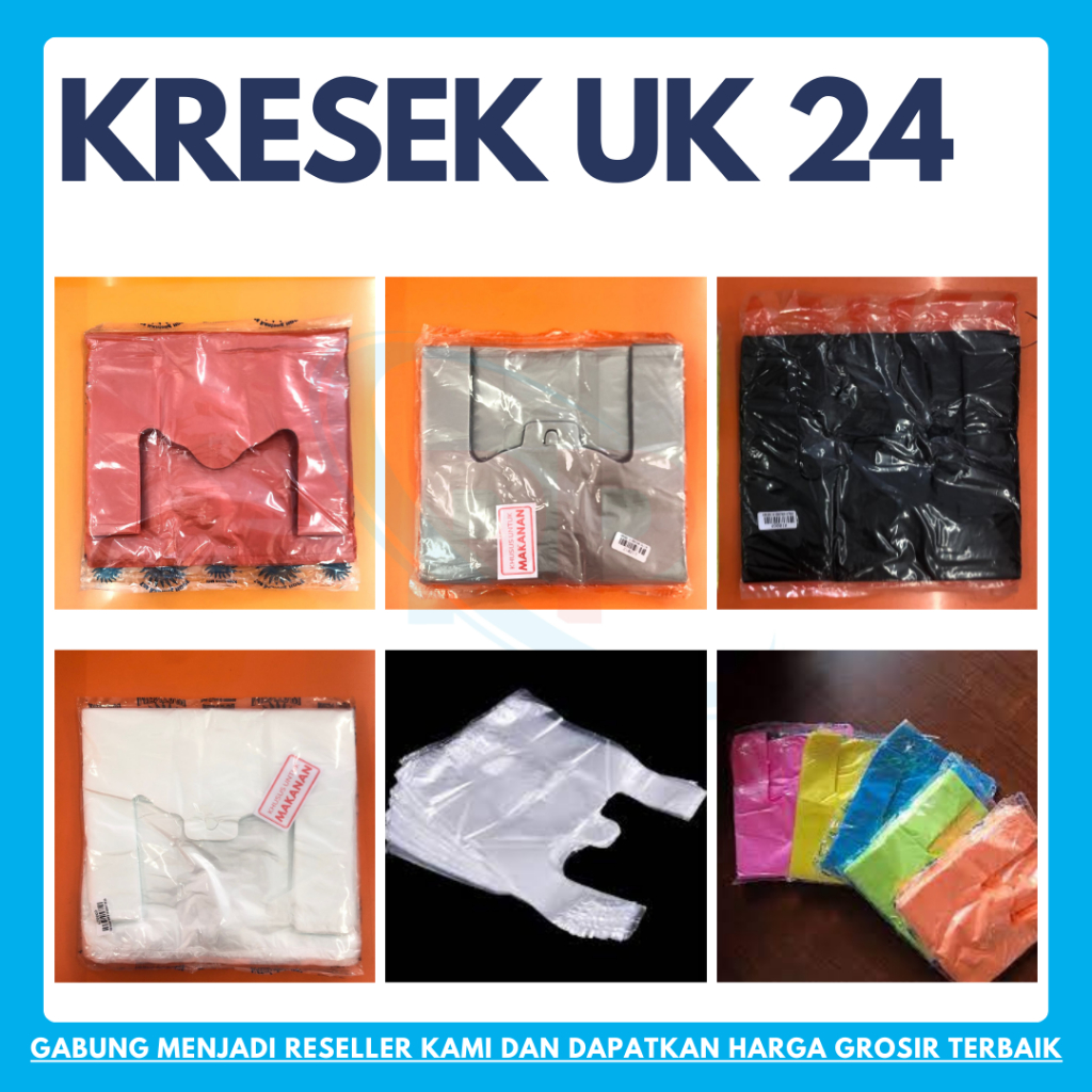 Jual Kantong Plastik Uk 24 TERMURAH Berbagai Macam Warna Kantong