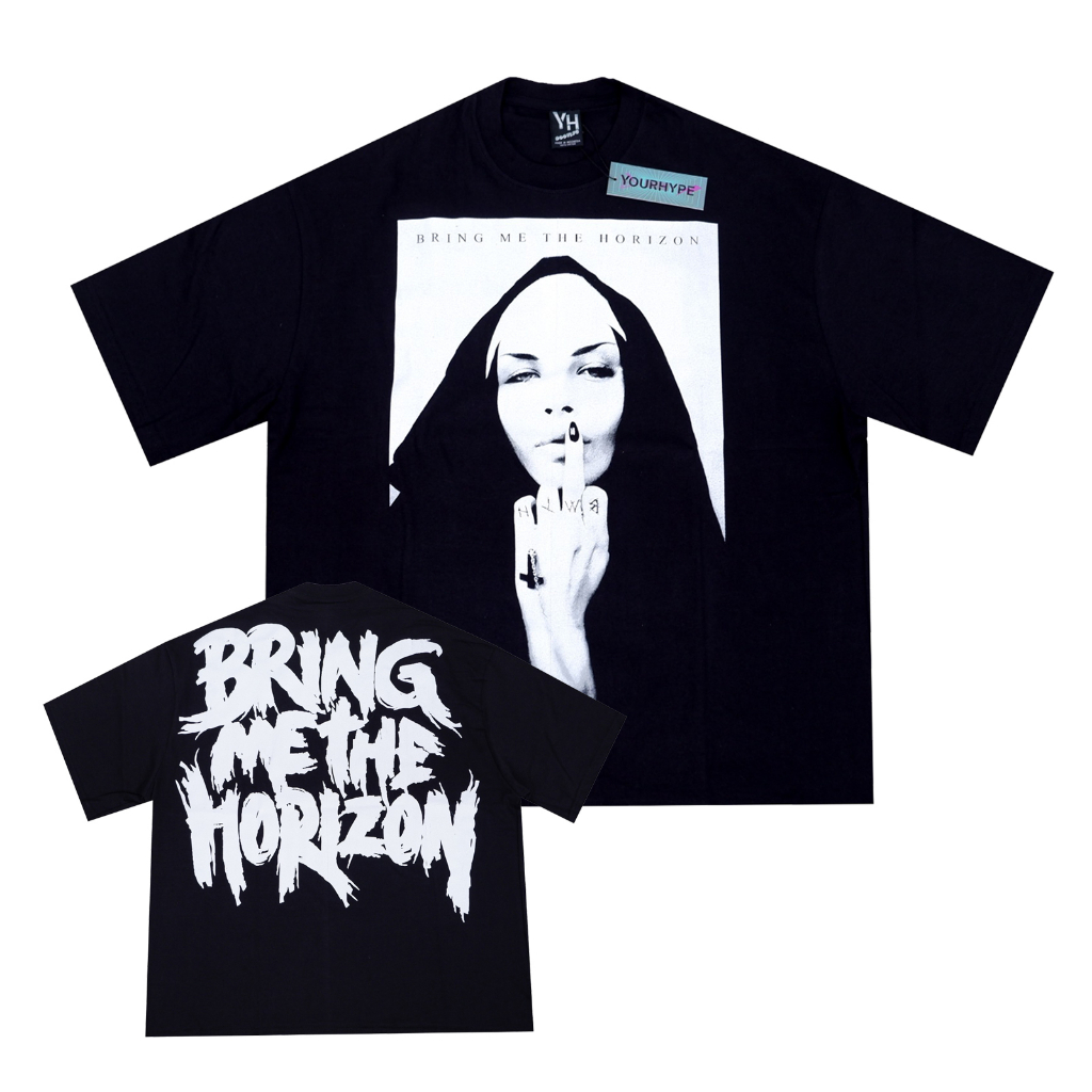 Jual Bmth Nun Bring Me The Horizon Music Band Kaos Tshirt Oversize