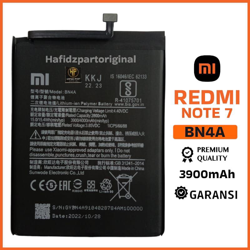 Jual Baterai Batre Batu Battery BN4A Xiaomi Redmi Note 7 BN4A Original