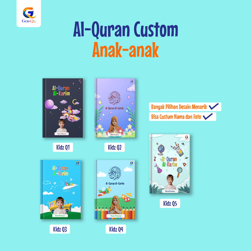 Jual GRATIS CUSTOM NAMA FOTO AL QURAN TERJEMAH DAN DILENGKAPI