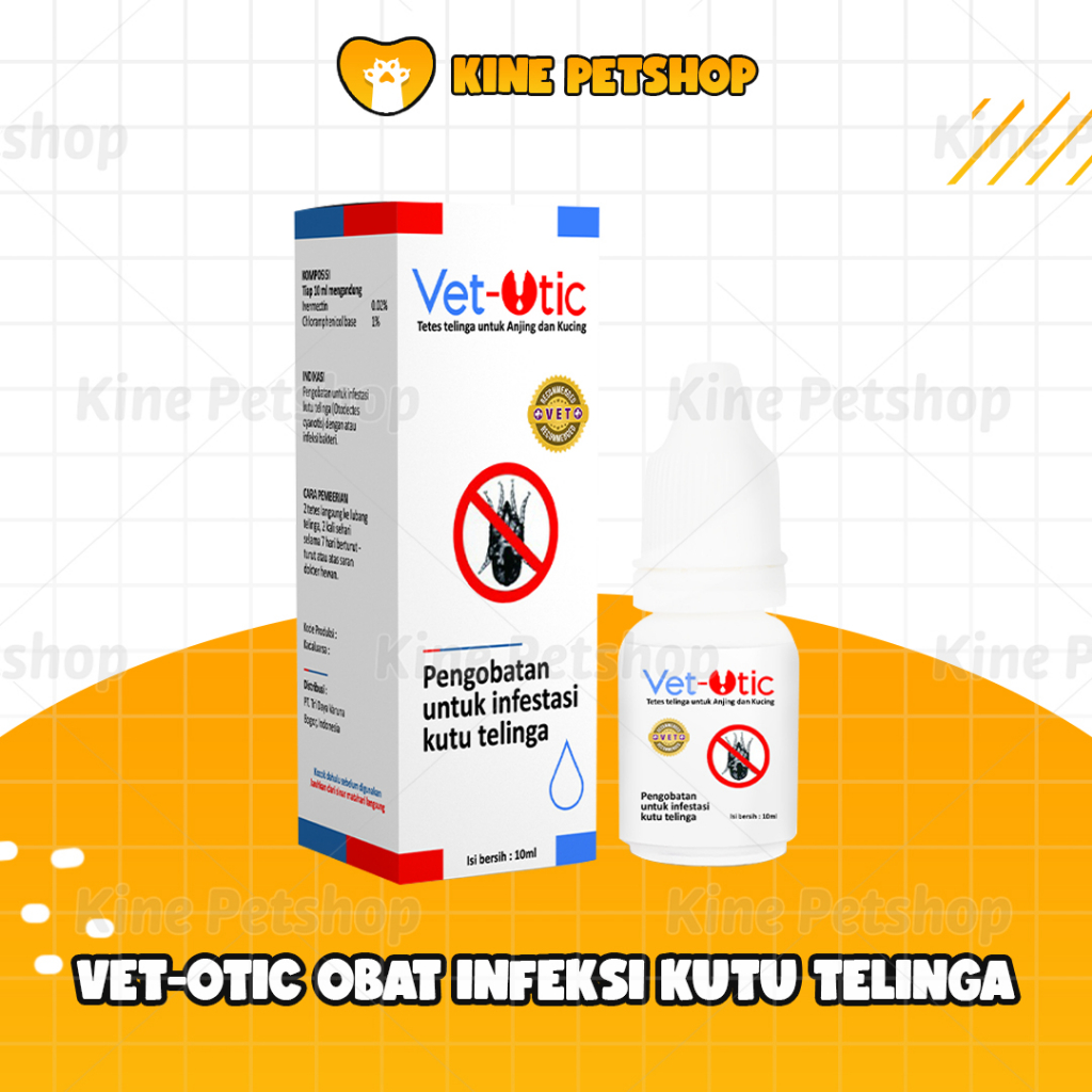 Jual Vet Otic Obat Tetes Kutu Telinga Kucing Dan Anjing Ml Shopee