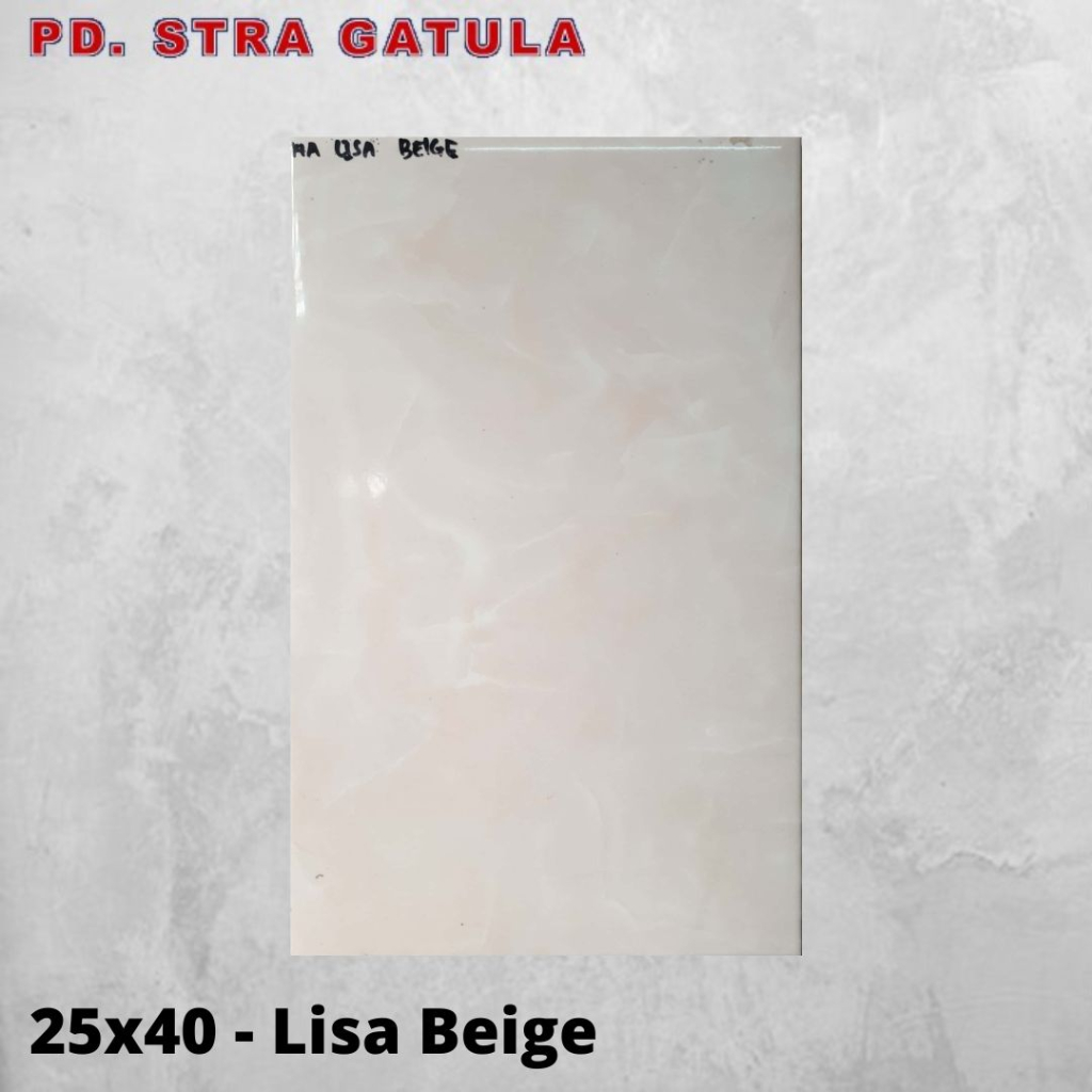 Jual Keramik KIA 25x40 Lisa Beige Keramik Dinding Keramik Kamar