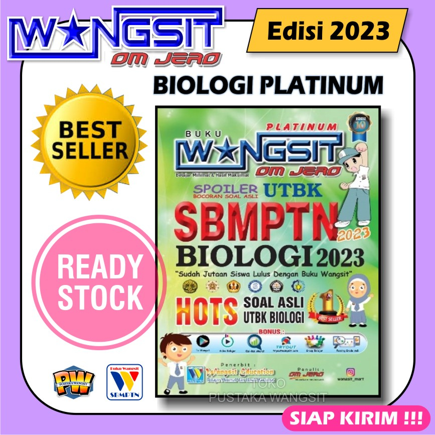 Jual Buku Wangsit UTBK SBMPTN 2023 Buku BIOLOGI Platinum 2023