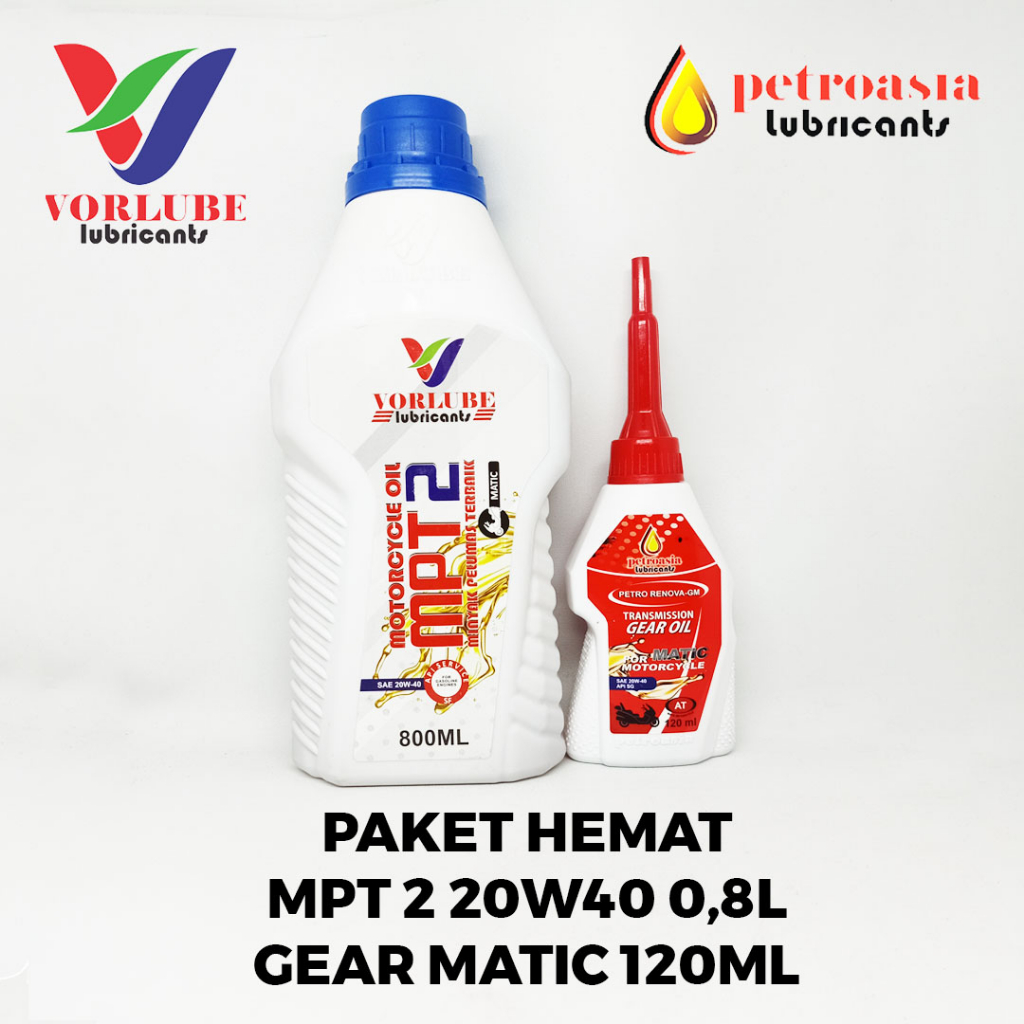 Jual Vorlube Petroasia Paket Hemat Oli Mesin Matic Mpt W L