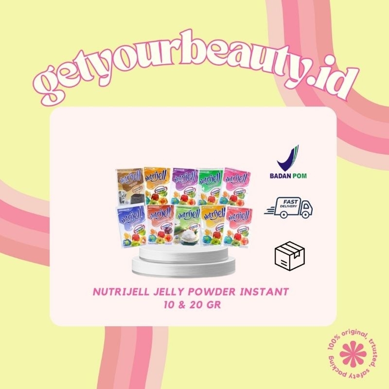 Jual Nutrijell Jelly Powder Instant 10 20 Gr Shopee Indonesia