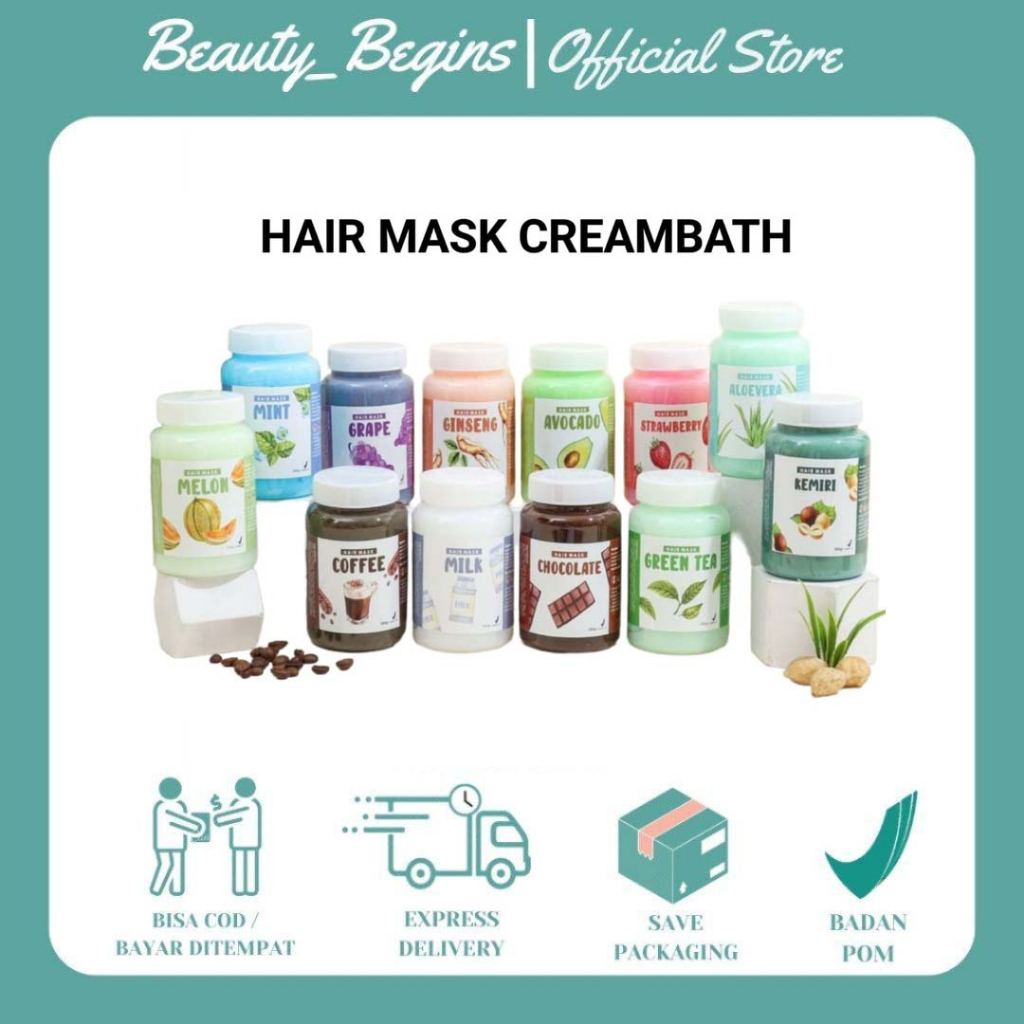 Jual Bb Bpom Hair Mask Creambath Ml Masker Rambut Creambath