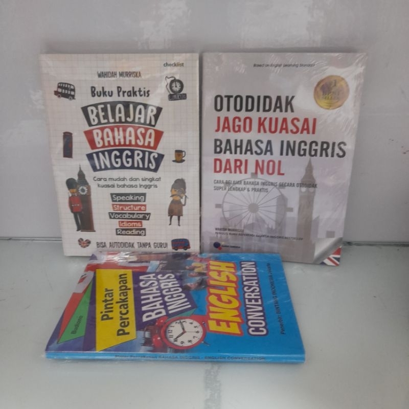 Jual Paket Buku Praktis Belajar Bahasa Inggris Otodidak Jago Kuasai